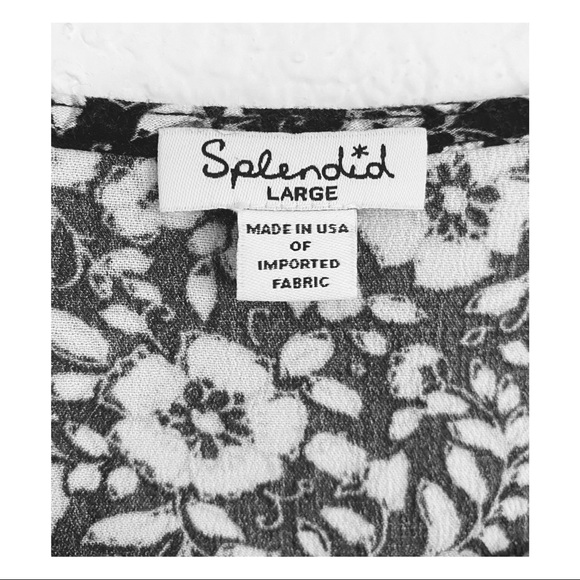 Splendid Floral Faux Wrap Maxi Dress - Picture 6 of 6